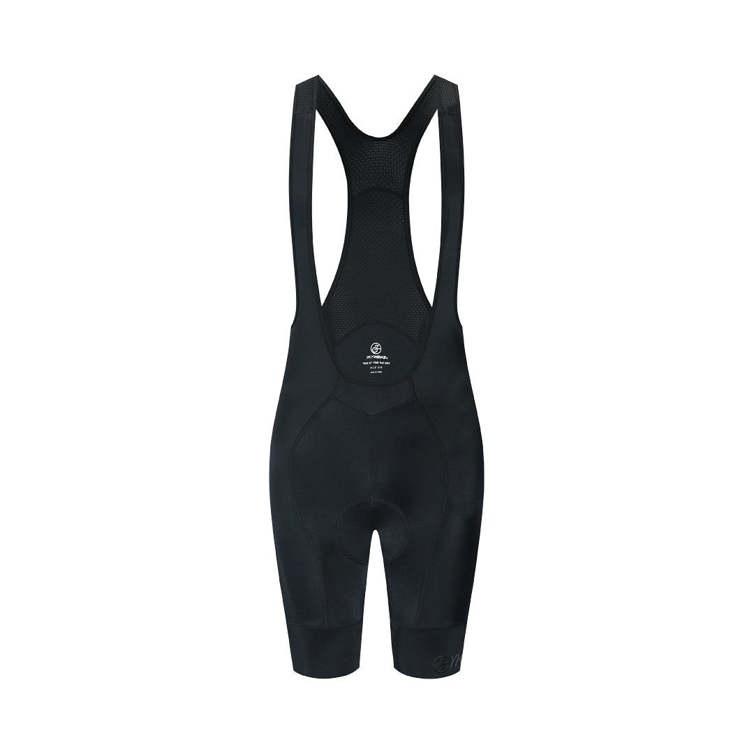 Black - Padded Tight Bib Shorts