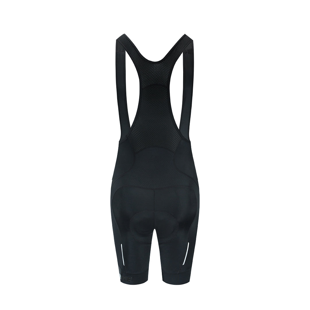 Black - Padded Tight Bib Shorts