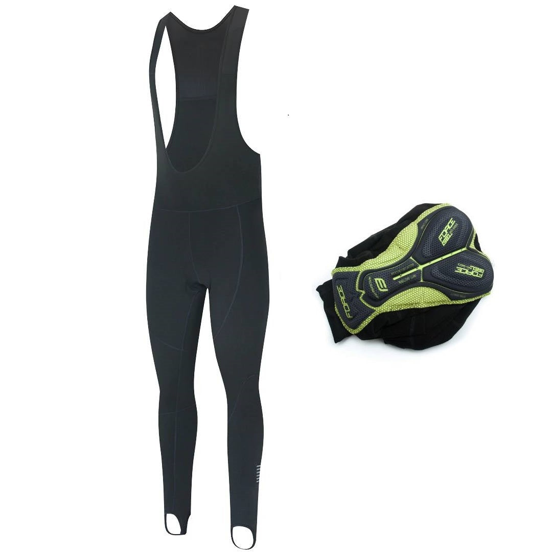 Black - Thermal Tight Bib Pants